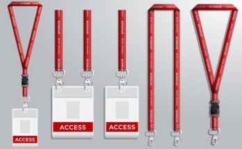 Lanyards med korthållare