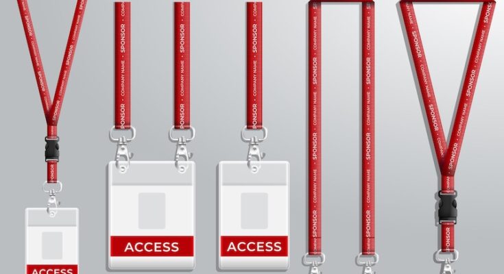 Lanyards med korthållare