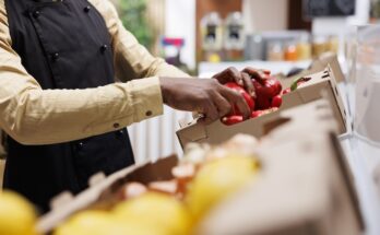 Grönsaksdisk i butik